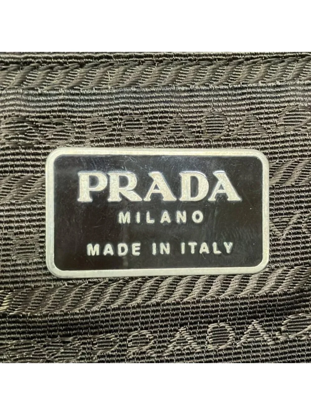 Prada Bag Beige Dark Brown Leather